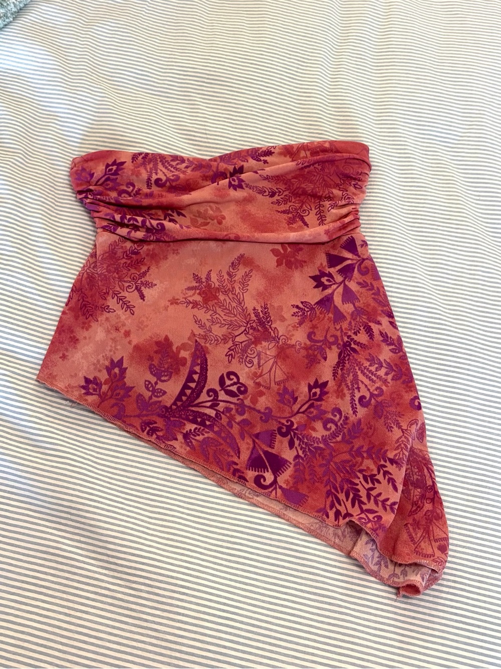 Urban Outfitters Pink and Purple Floral Top